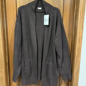 Zyia Espresso Normandy Cardigan - XXL - NWT
